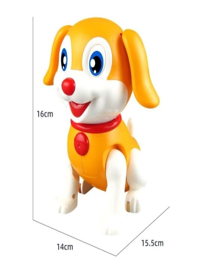 MKY Transparent Concept Racing Train with 3D Flashing Led Lights Musical Train Engine Toy Set and Musical Walking Jumping Dog Toy for Children Funny Robot Dog for Kids with LED Lights (Combo of 2) - Image 5